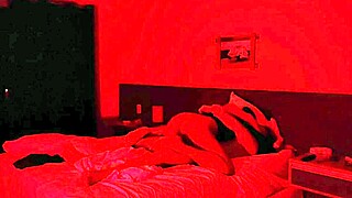 I watched a horror movie with him and gave him a cum in mouth