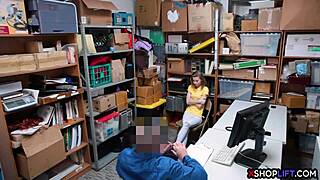 Russian Teen 18+ Punished With Fucking At Work!