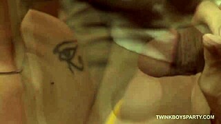 瘦拉丁小鲜肉无套互干吃精！