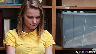 Russian Teen 18+ Punished With Fucking At Work!