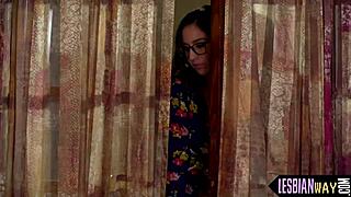 Cute blonde girlfriend boldly eats her friend's hairy pussy with passion.