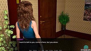 horny teen with big tits in bed?