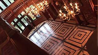 fantastic threesome with brunette in various positions