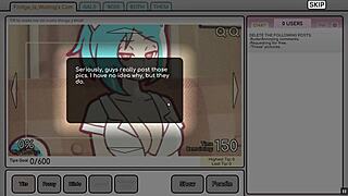 Nicole Masturbates To Exposed Tits In Hentai!