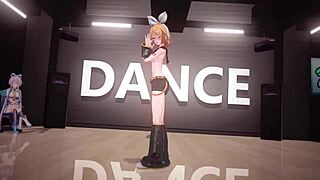 Enjoying a 3D dance party with great vibes.