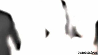 big ass slut is bound and group fucked