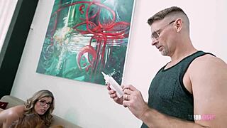 yo, chloe cooper and cory chase in a wild stuck step family threesome!