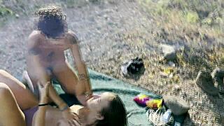 Why are these catalan girls kissing and having outdoor lesbian sex?