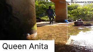 I encountered maami water in the river and fucked her for power