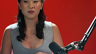 In this full scene, watch how Kimmy Kimm achieves an intense orgasm using a Hitachi toy during her casting interview.