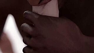 Black man sucks big white dick