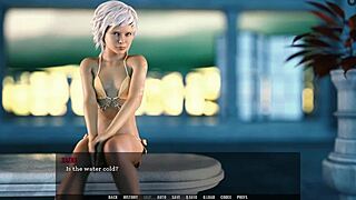 watching lesbian hentai big tits babes get fucked in game