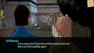 Bold blonde in erotic 3d family scene with ass play