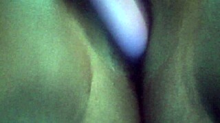 Ebony Woman Enjoys Solo Time With Pinkie