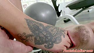 I worship her feet before fucking her pussy doggystyle.