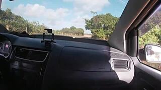 Young Canadian And Brazilian Bareback On Beach With Monster Cock