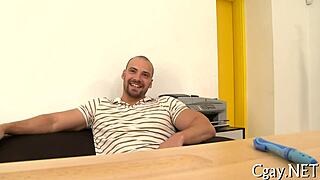 Hey, check out this intense homo anal drilling scene!