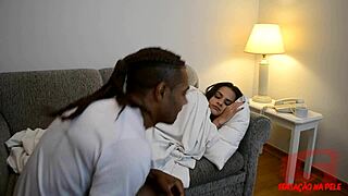 Wife sleeps while I chat with friend