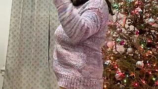 anna maria celebrates christmas in caribbean with mature latina charm