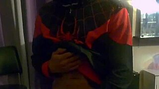 Elijah Nelson dominates with big cock in New Zealand ebony cumshot scene.