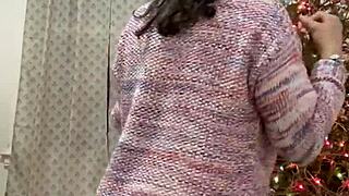 anna maria celebrates christmas in caribbean with mature latina charm