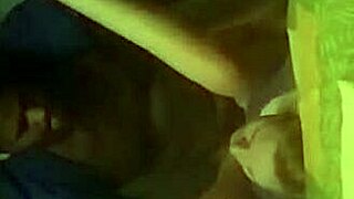 I see an amateur pretty redhead with a shy guy