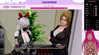 Vtuber Lewdneko Explores Harem Hotel Adventures in Part Six