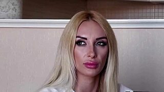 Blonde Auditions For Porn Actress Role By Showing Herself.