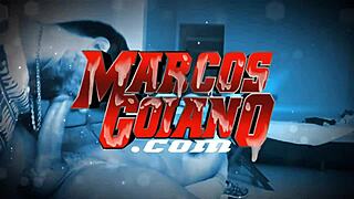 Marcos Goiano Boldly Faces Ovelhanegra30's Massive Cock in Intense Doggystyle Bareback