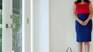 first black dick shakes her body with orgasm on sofa!