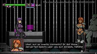 Alien sucks lactating boobs in hentai!