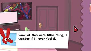 anime girl needs help stretching for valentine's day, group scene