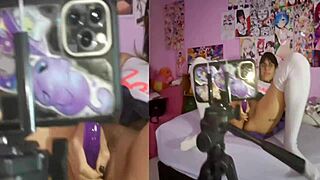 hey, i used my dildo while he cummed, dirty talk turns me on