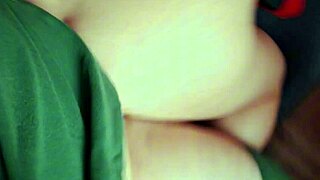 Santa's Helper BBW Enjoys Anal And Cum.