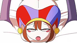 我忍不住看Pornmi Zaviel骑乘并被内射在卡通群交中！