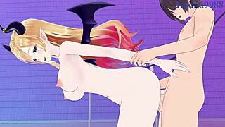 yuzuki choco and tokoyami towa intense sex hololive vtuber hentai