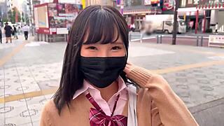 himari 18 shrine maiden gives amazing blowjob on first date