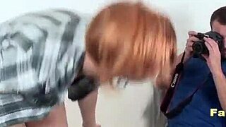 i am bootylicious czech honey riding cock cowgirl style in casting interview, blonde ass bouncing