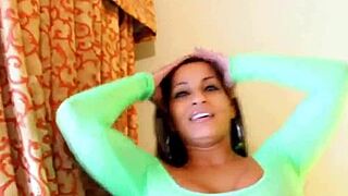 spicy j shows off her big latina ass