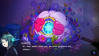 magicami koihime muso collab features group riding scenes in anime style