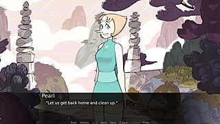 Beach Day Gem Blast Adventure With Big Characters And Public Parody