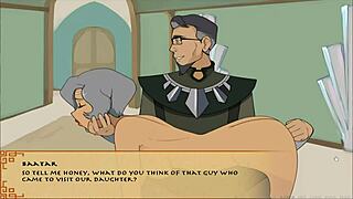 Four elements trainer book 4 love part 28 features sloppy blowjob in anime hentai dating game