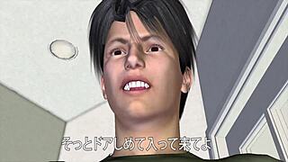 i explore yuna sensei's big bound ass in this 3d anime bondage session.