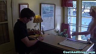 flirty babe, take it doggystyle on hidden cam