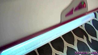 Does skinny blonde teen fuck her pal's step sister with big boobs?