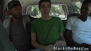 Intriguing Gay Scene: Chris Kingston Fucked by Two Black Guys in Intense Encounter