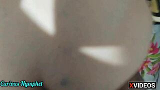 Blonde Nymphet Sucks Wet Pussy and Gets Bent Over Doggy Fucking