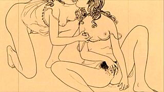 Vintage Erotic Cartoon Drawings