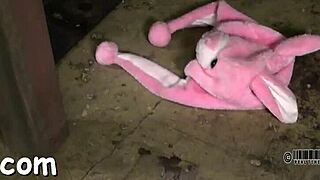 sexy thrall sucks cock but spanks for orgasm control