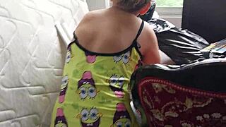 i catch stepsister in doggystyle and make her suck my cock pov